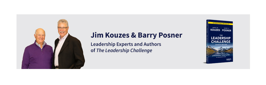 Image of Jim Kouzes and Barry Posner and their book The Leadership Challenge