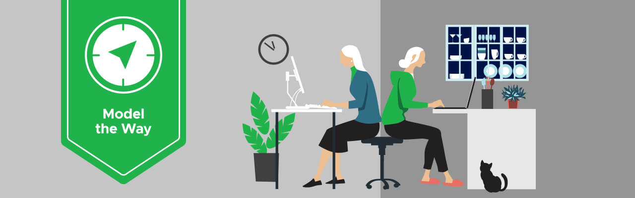 Model the Way in a Hybrid Workplace