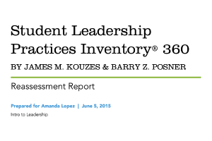Student LPI 360 Re-Assessment Report
